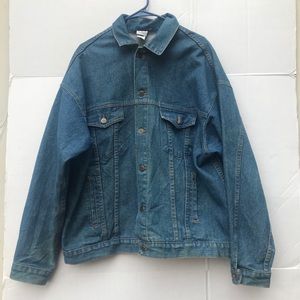 Vintage Cowboy Button Down Denim Jacket Size Large